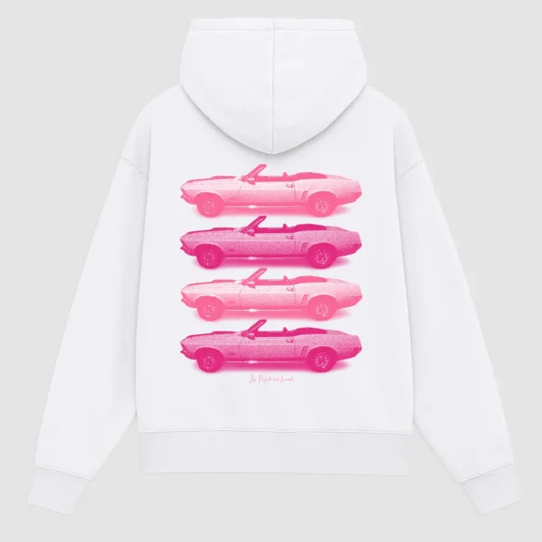 Backseat Driver White Hoodie