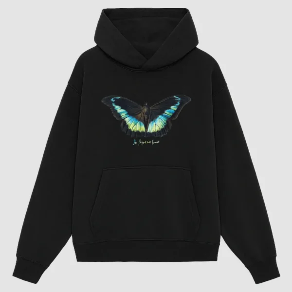 Butterfly Black Hoodie