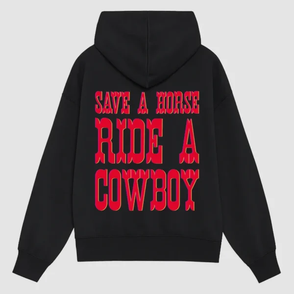 Cowboy Black Hoodie