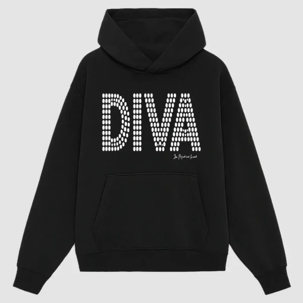 Diva Black Hoodie