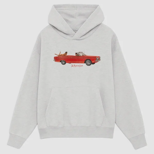 Drop Top Grey Hoodie
