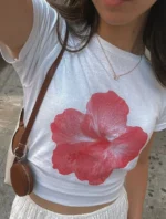 Hibiscus Baby Tee (5)
