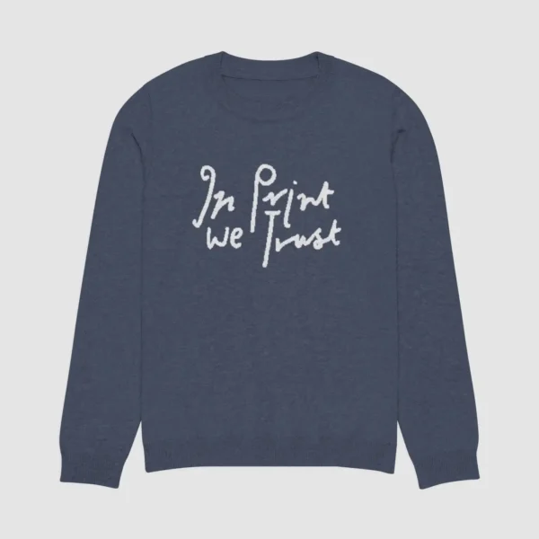 In Print We Trust Knitted Crew neck