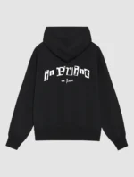 Letterpress Black Hoodie