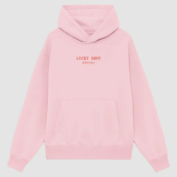 Lucky Shot Pink Hoodie (1)