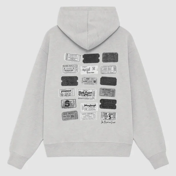 One way Ticket Grey Hoodie
