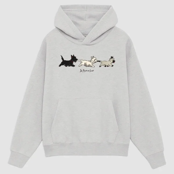 Puppies Grey Hoodie