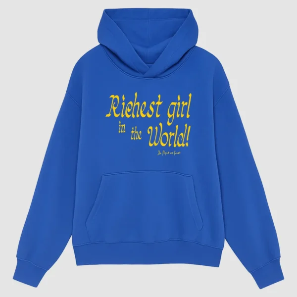 Richest Girl Blue Hoodie