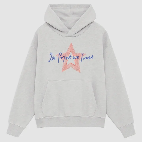 Star Grey Hoodie