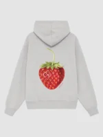 Strawberry Grey Hoodie