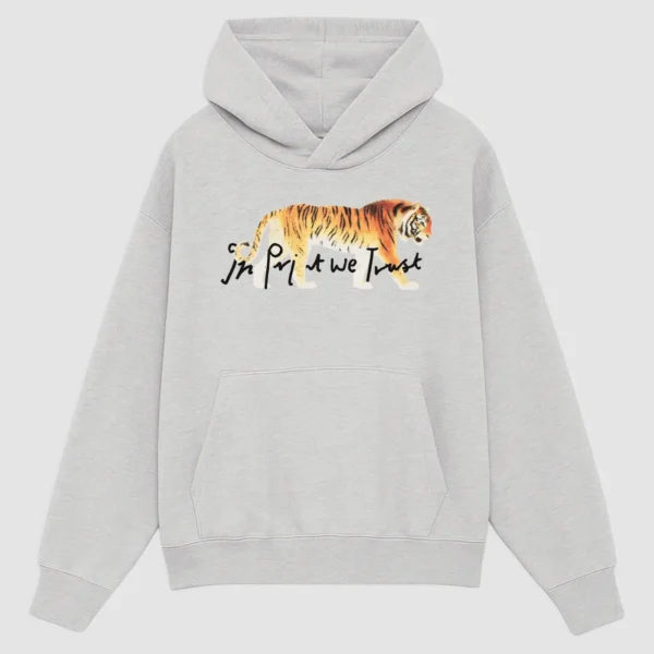 Tiger Grey Hoodie