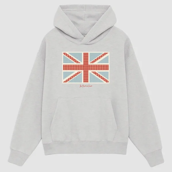 Union Jack Grey Hoodie