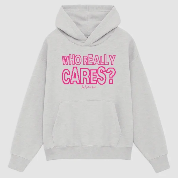 Who Really Cares Grey Hoodie