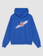 surf's up blue hoodie